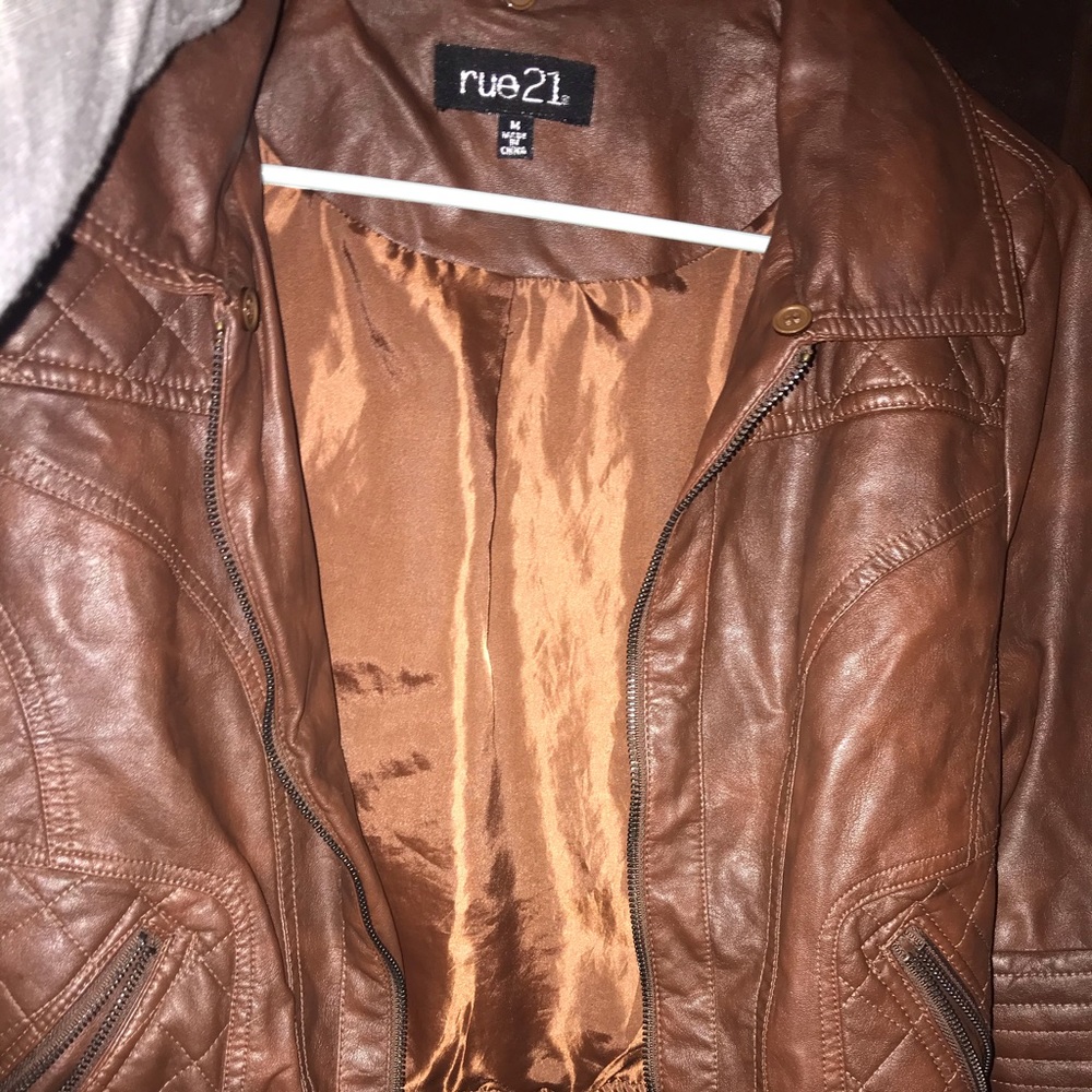 Leather jacket
